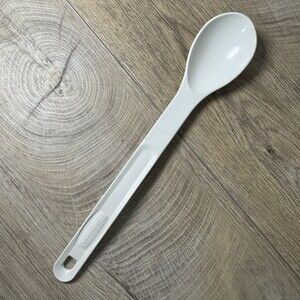 Vtg 1973 White Rubbermaid Spoonula (Spoon Spatula) Kitchen Utensil